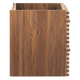 Vera 24" Wall-Mount Bathroom Vanity Cabinet (Sink Basin Not Included) in Walnut