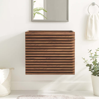 Render 24" Wall-Mount Bathroom Vanity Cabinet (Sink Basin Not Included) by Furniture For America