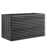 Vera 36" Wall-Mount Bathroom Vanity Cabinet (Sink Basin Not Included) in Charcoal