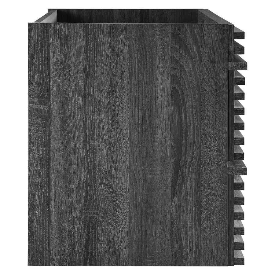 Vera 36" Wall-Mount Bathroom Vanity Cabinet (Sink Basin Not Included) in Charcoal