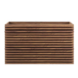 Vera 36" Wall-Mount Bathroom Vanity Cabinet (Sink Basin Not Included) in Walnut