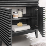 Vera 36" Bathroom Vanity Cabinet in Charcoal