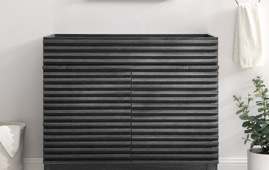 Vera 36" Bathroom Vanity Cabinet in Charcoal