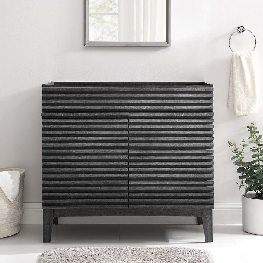 Vera 36" Bathroom Vanity Cabinet in Charcoal