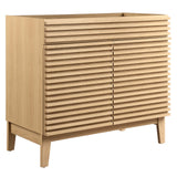 Vera 36" Bathroom Vanity Cabinet in Oak
