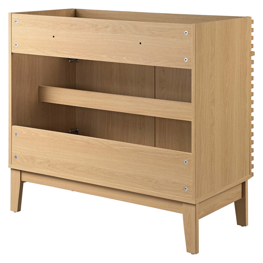Vera 36" Bathroom Vanity Cabinet in Oak