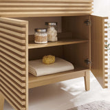 Vera 36" Bathroom Vanity Cabinet in Oak