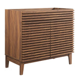 Vera 36" Bathroom Vanity Cabinet in Walnut