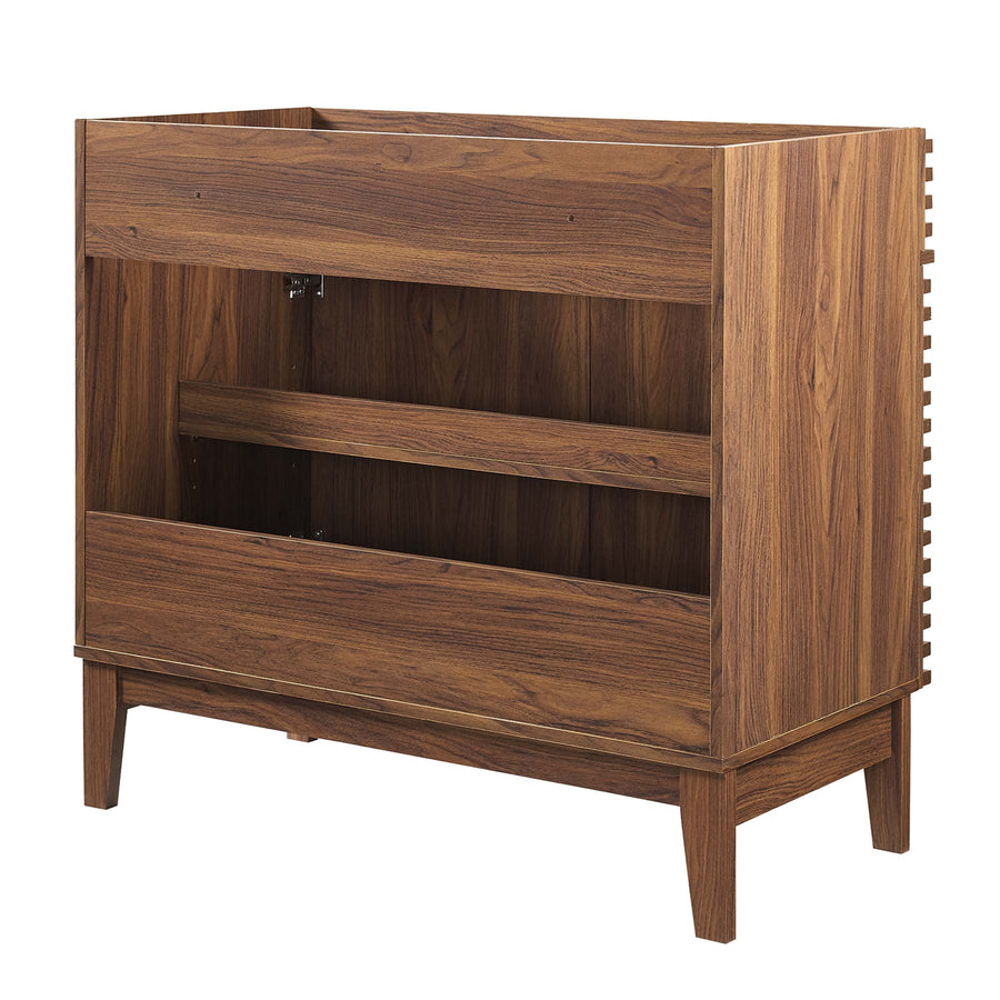 Vera 36" Bathroom Vanity Cabinet in Walnut