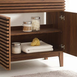Vera 36" Bathroom Vanity Cabinet in Walnut
