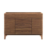 Vera 48" Single Sink Compatible (not included) Bathroom Vanity Cabinet in Walnut