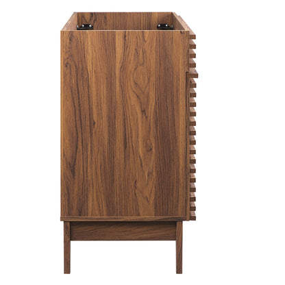 Render 48" Double Sink Compatible (Not Included) Bathroom Vanity Cabinet by Furniture For America
