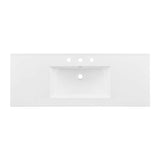 Calla 48" Single Basin Bathroom Sink in White