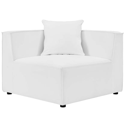 Saybrook 5-Piece Outdoor Patio Upholstered Sectional Sofa by Furniture For America