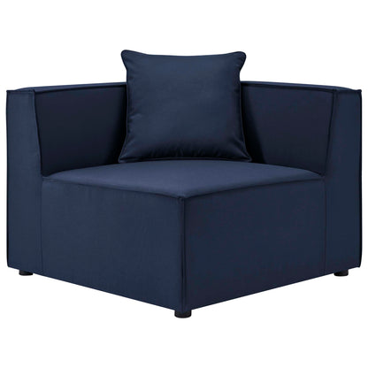 Saybrook 7-Piece Outdoor Patio Upholstered Sectional Sofa by Furniture For America