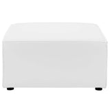Heath 10-Piece Outdoor Patio Upholstered Sectional Sofa in White