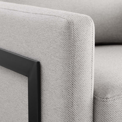 Posse Upholstered Fabric Accent Chair by Furniture For America
