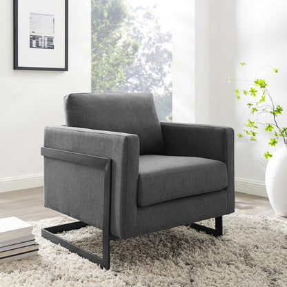 Posse Upholstered Fabric Accent Chair by Furniture For America