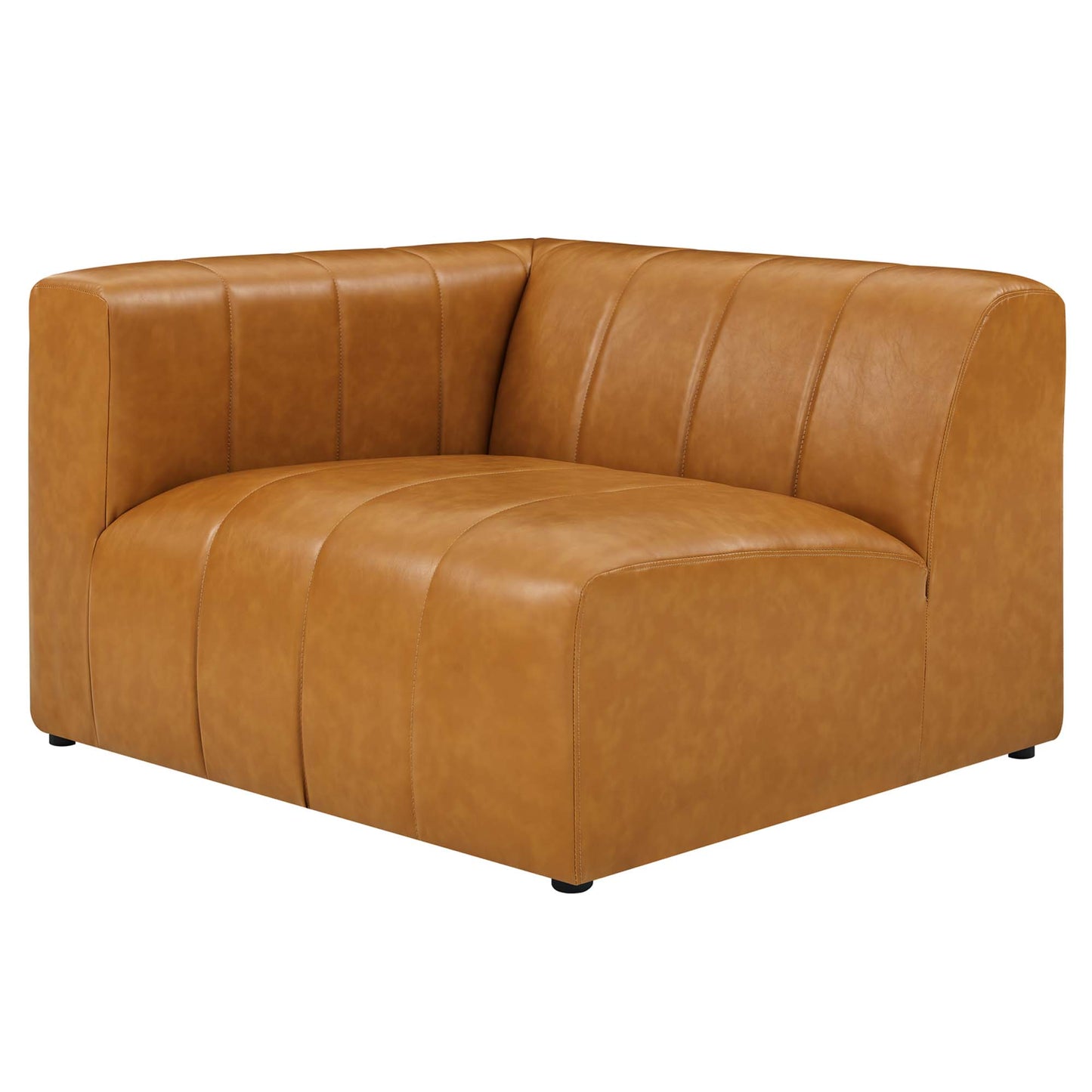 Bartlett Vegan Leather Left-Arm Chair by Furniture For America