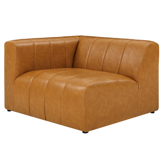 Bartlett Vegan Leather Left-Arm Chair by Furniture For America