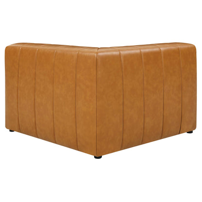 Bartlett Vegan Leather Left-Arm Chair by Furniture For America