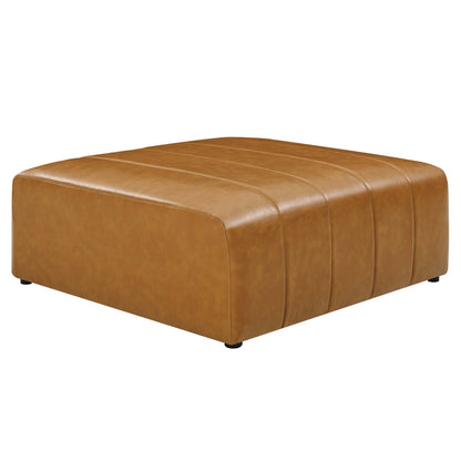 Bartlett Vegan Leather Ottoman by Furniture For America