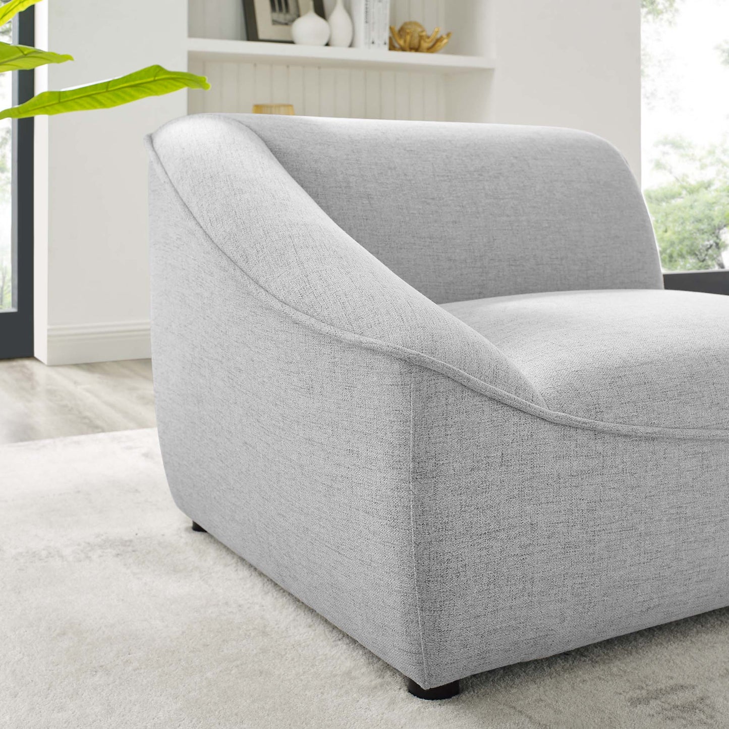 Comprise Left-Arm Sectional Sofa Chair by Furniture for America