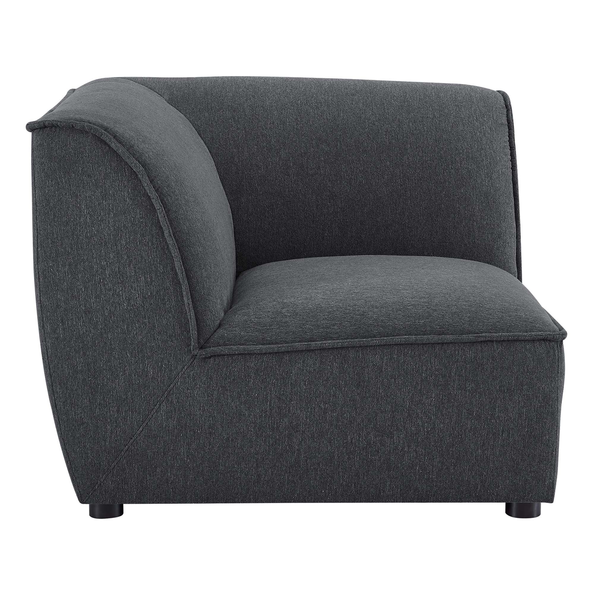 Comprise Corner Sectional Sofa Chair by Furniture for America