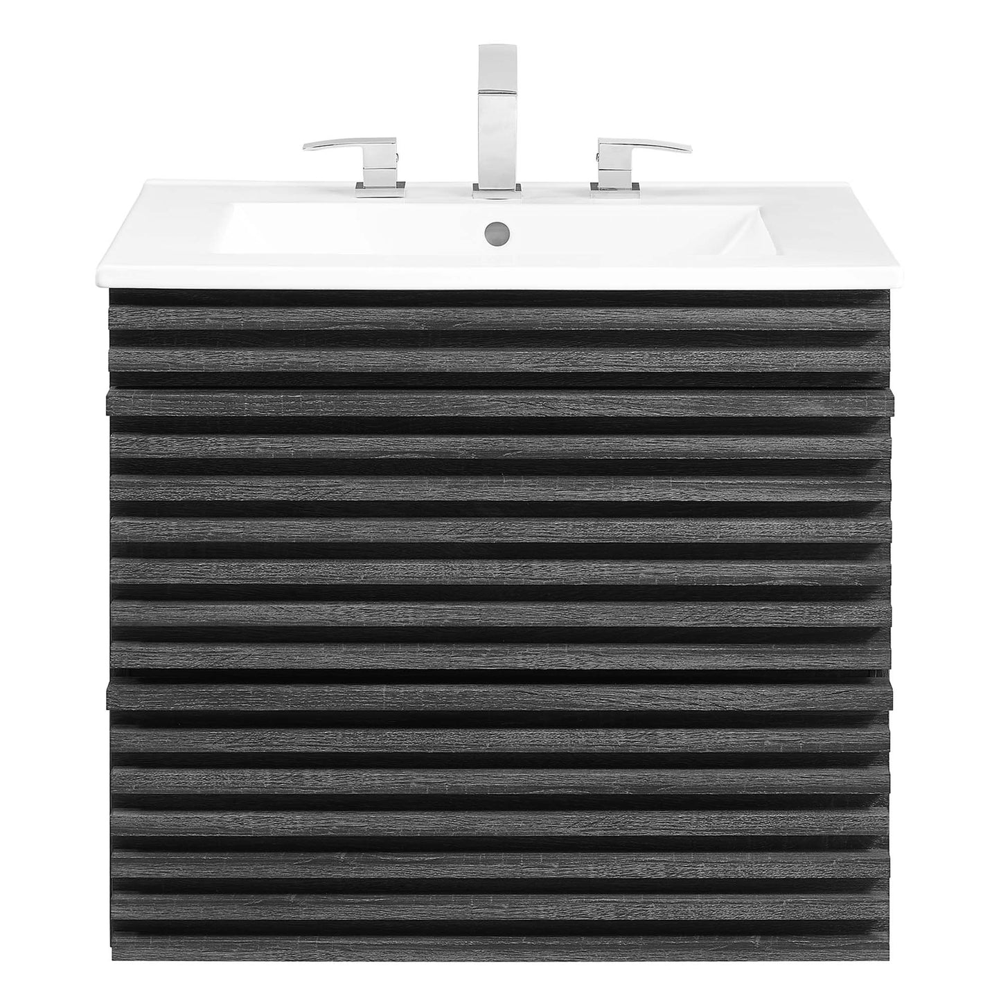 Render 24" Wall-Mount Bathroom Vanity by Furniture For America