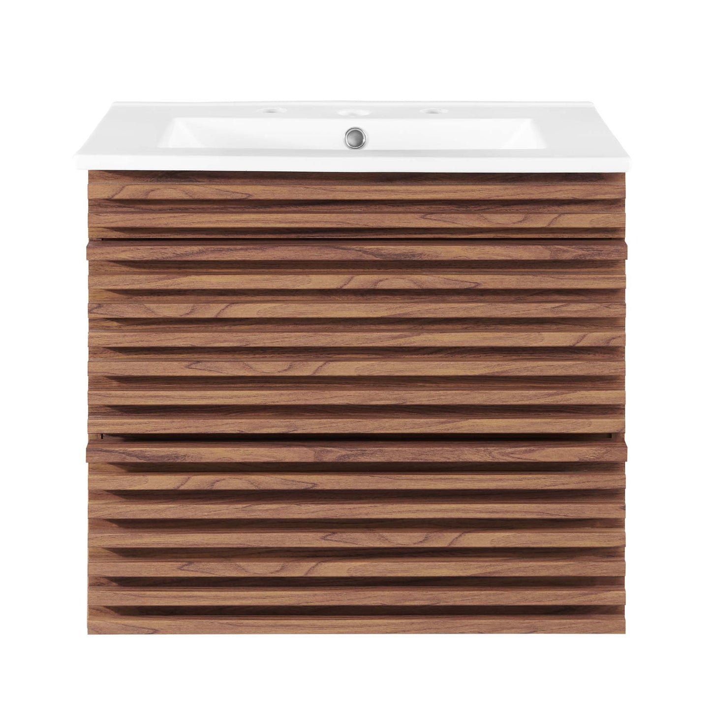 Render 24" Wall-Mount Bathroom Vanity by Furniture For America