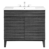 Vera 36" Bathroom Vanity in Charcoal White
