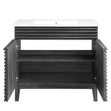 Vera 36" Bathroom Vanity in Charcoal White