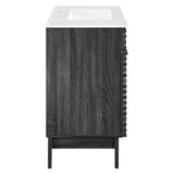 Vera 36" Bathroom Vanity in Charcoal White