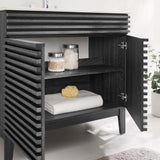 Vera 36" Bathroom Vanity in Charcoal White