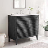 Vera 36" Bathroom Vanity in Charcoal White