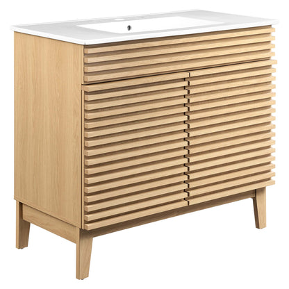Render 36" Bathroom Vanity by Furniture For America