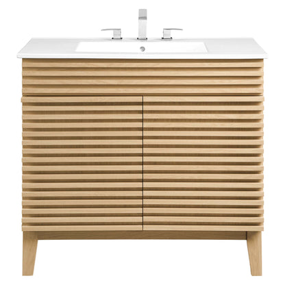 Render 36" Bathroom Vanity by Furniture For America