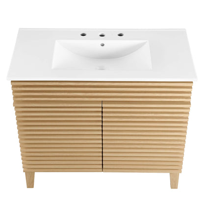 Render 36" Bathroom Vanity by Furniture For America