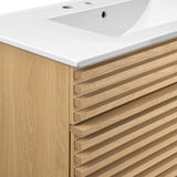Vera 36" Bathroom Vanity in Oak White