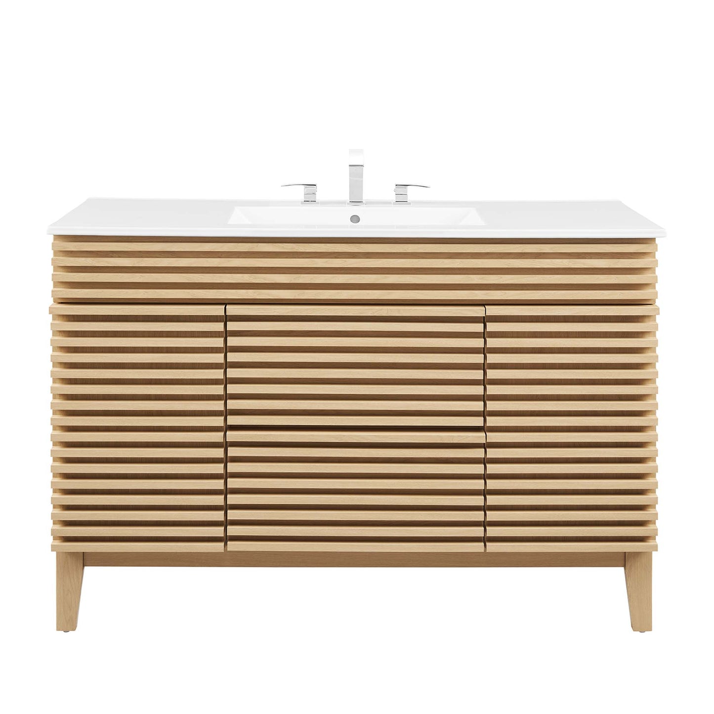 Render 48" Single Sink Bathroom Vanity by Furniture For America