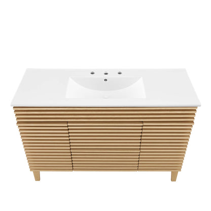 Render 48" Single Sink Bathroom Vanity by Furniture For America