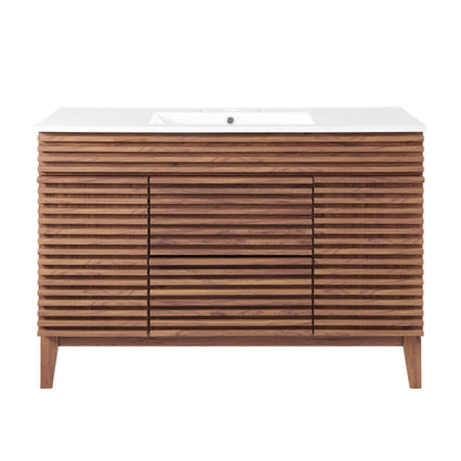 Render 48" Single Sink Bathroom Vanity by Furniture For America