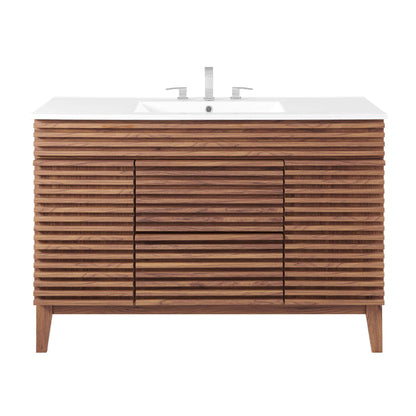 Render 48" Single Sink Bathroom Vanity by Furniture For America