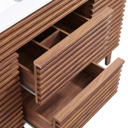 Render 48" Single Sink Bathroom Vanity by Furniture For America