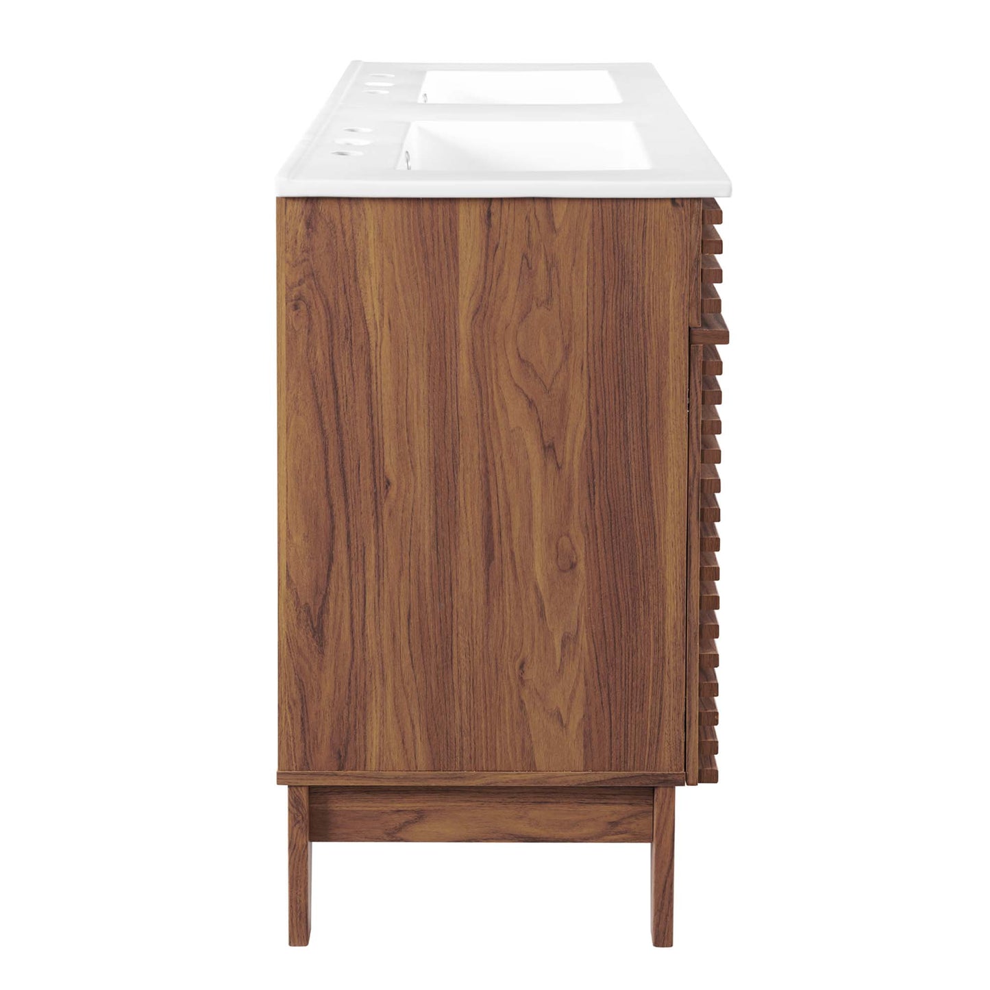 Render 48" Double Sink Bathroom Vanity by Furniture For America