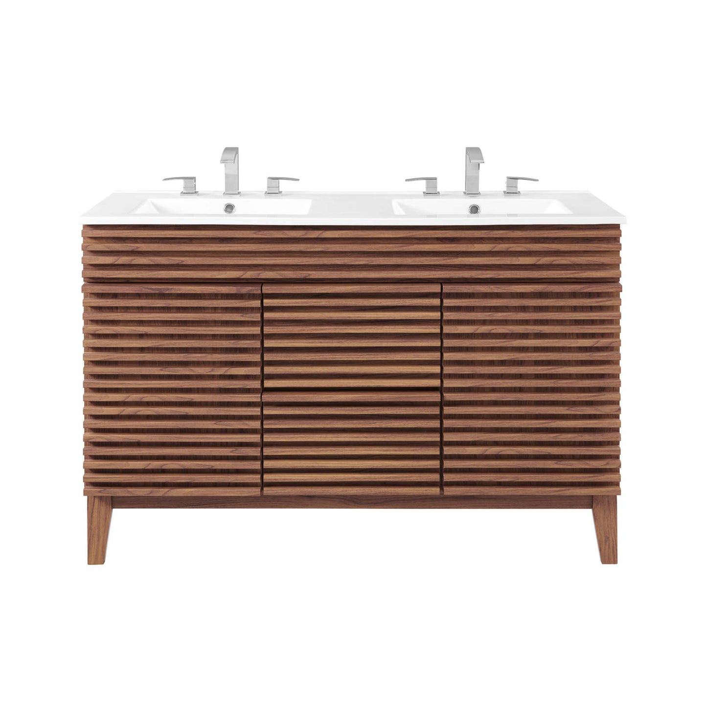 Render 48" Double Sink Bathroom Vanity by Furniture For America