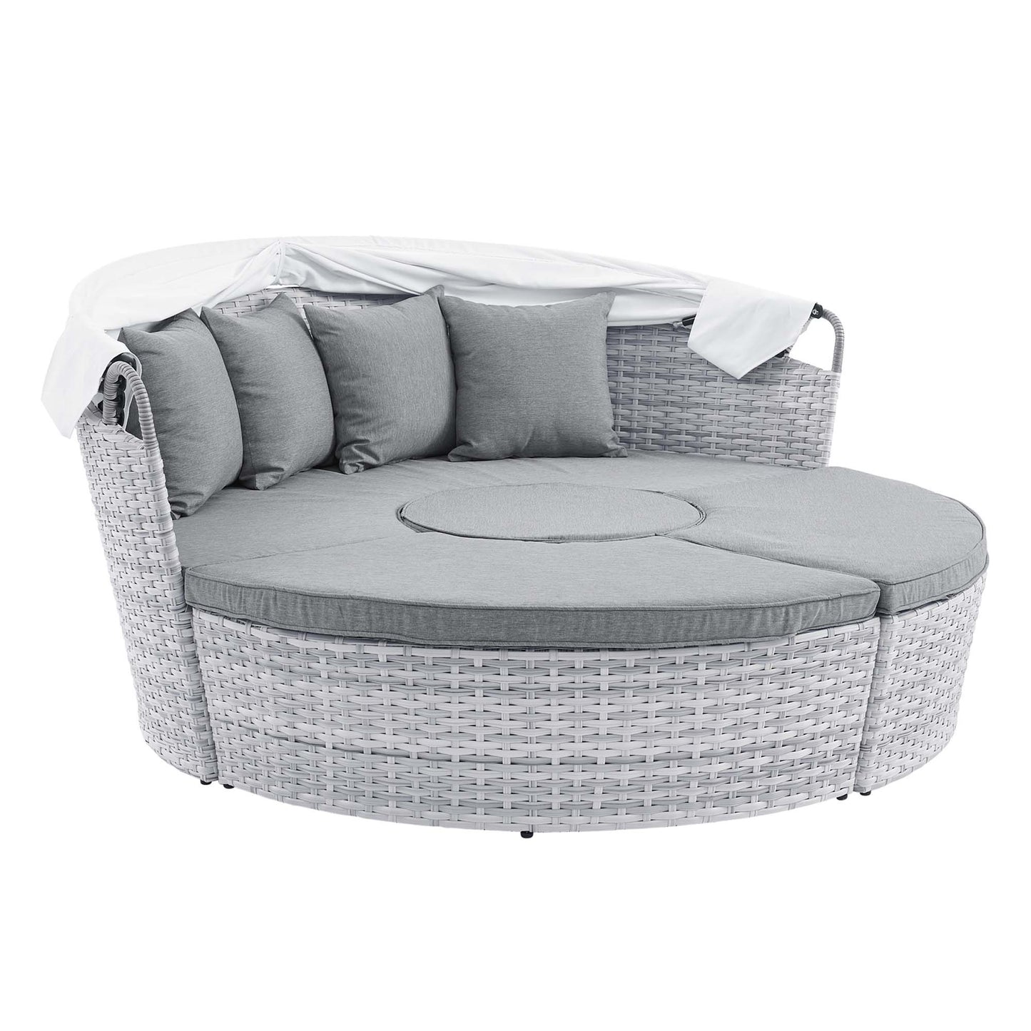 Scottsdale Canopy Outdoor Patio Daybed by Furniture For America