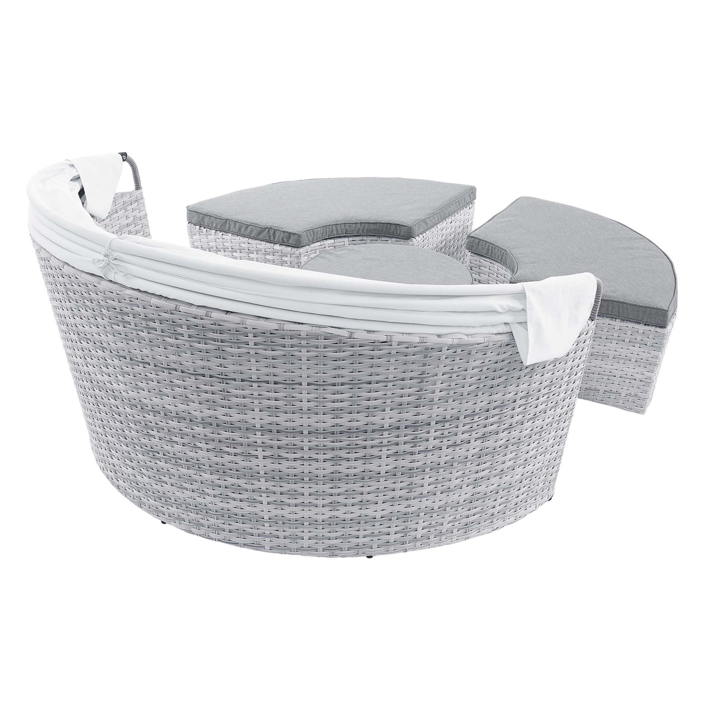 Scottsdale Canopy Outdoor Patio Daybed by Furniture For America