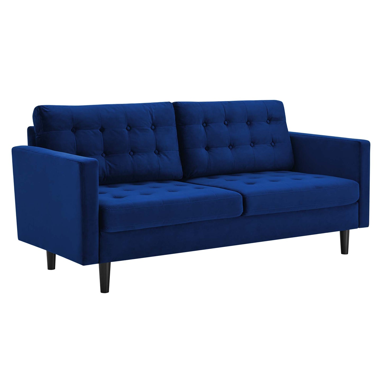 Exalt Tufted Performance Velvet Sofa by Furniture for America
