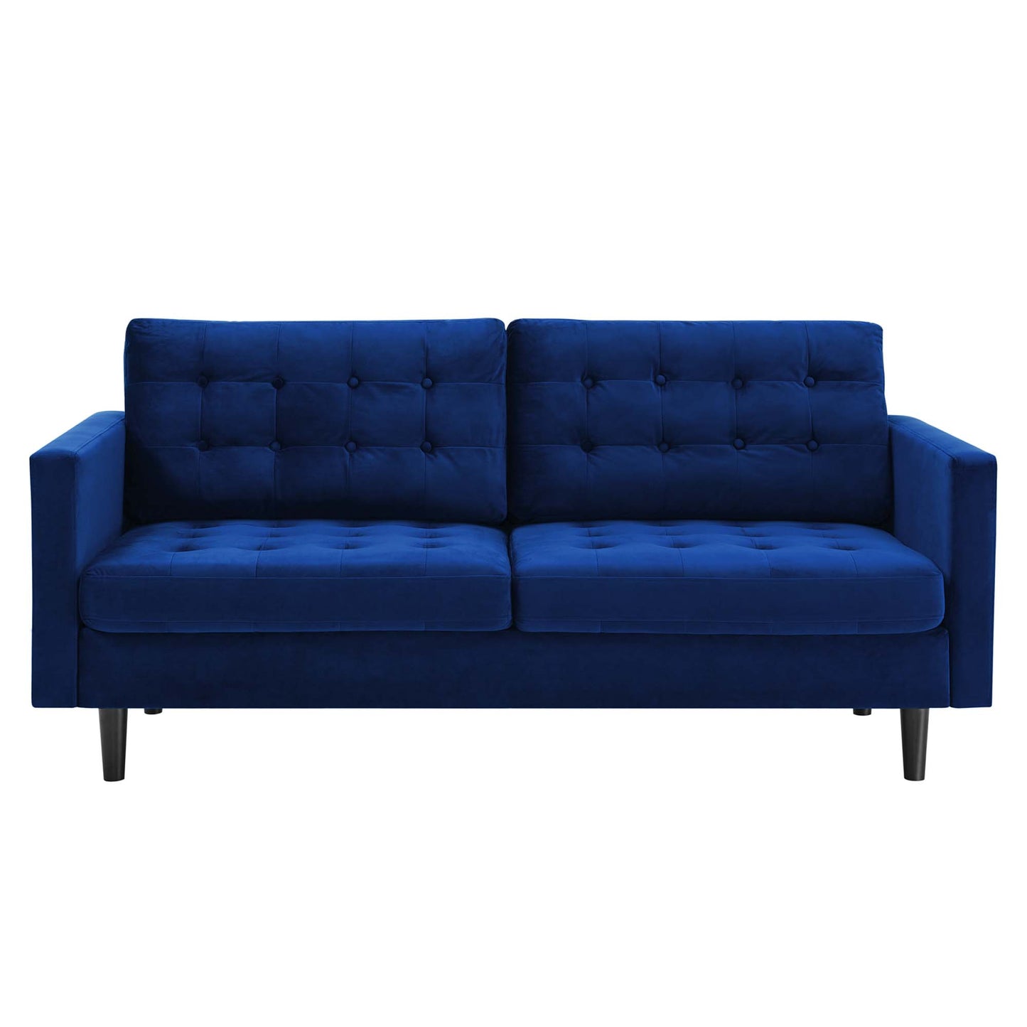 Exalt Tufted Performance Velvet Sofa by Furniture for America